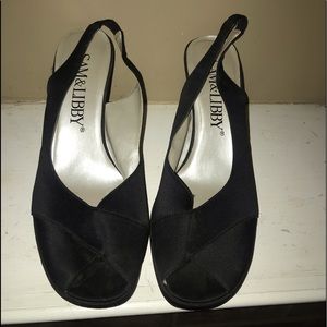 Sam&Libby peep toe heels, size 10